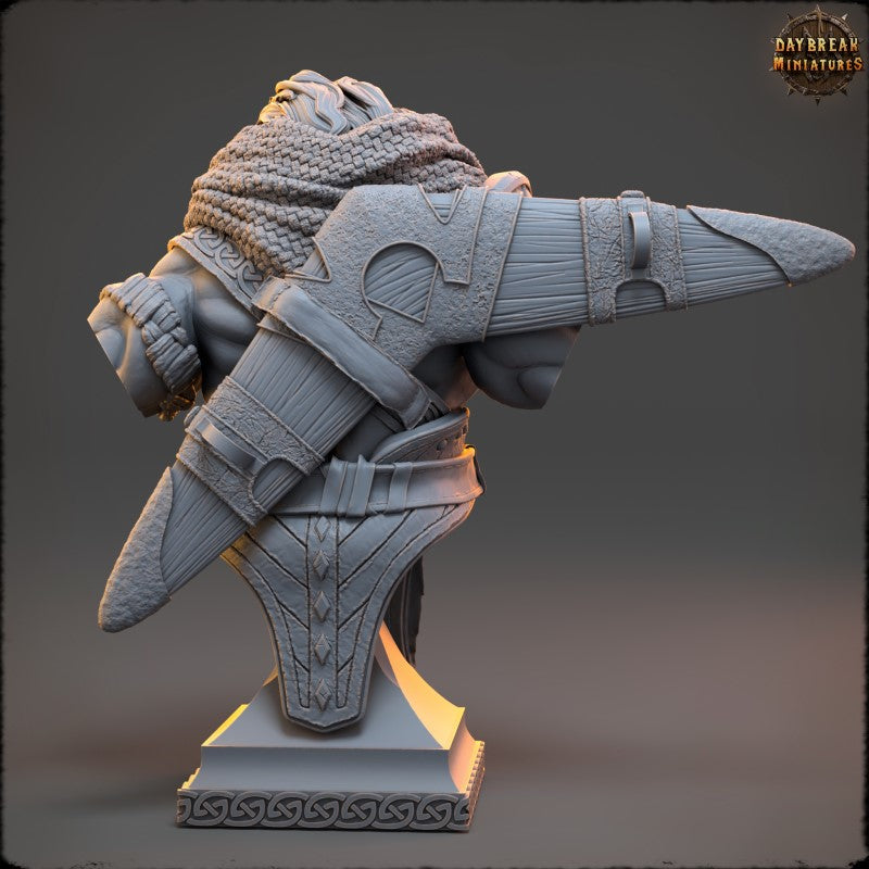 Miniature King Ghostfang Bust by Daybreak Miniatures