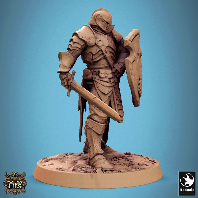Knight of Valor - Stand Sword Shield