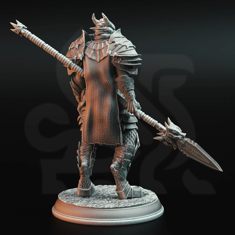 Miniature Knight of the Dragon by DM Stash