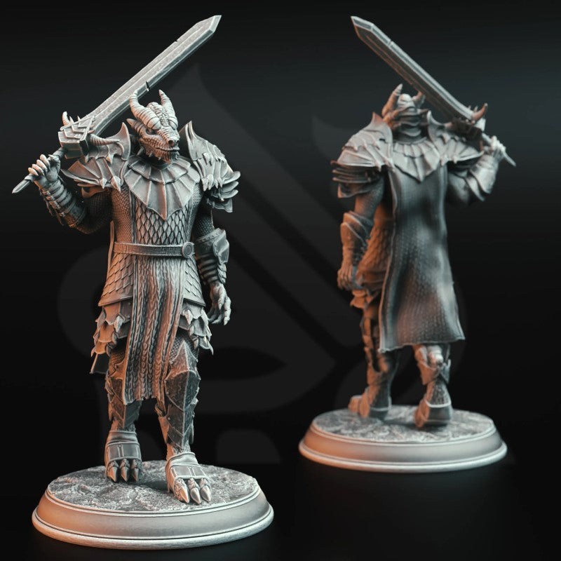 Miniature Knight of the Dragon by DM Stash
