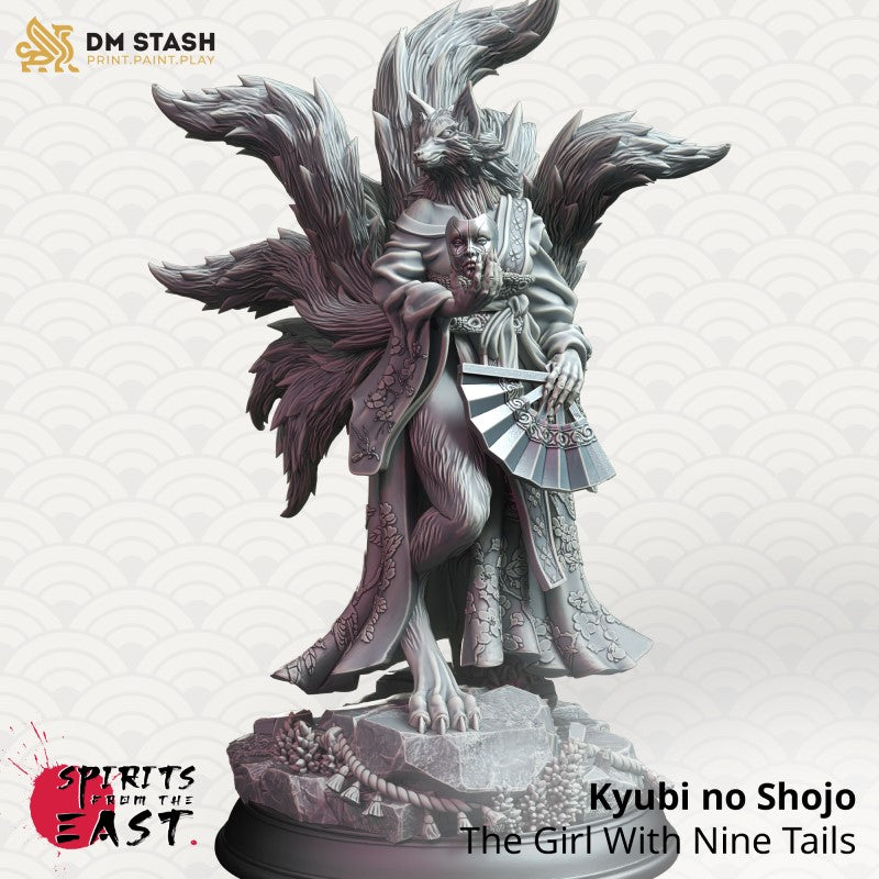 miniature Kyubi no Shojo - The Girl With Nine Tails by DM Stash