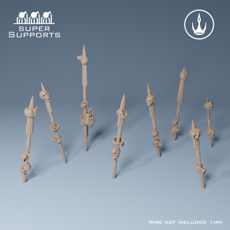 Skull Accessories Spears