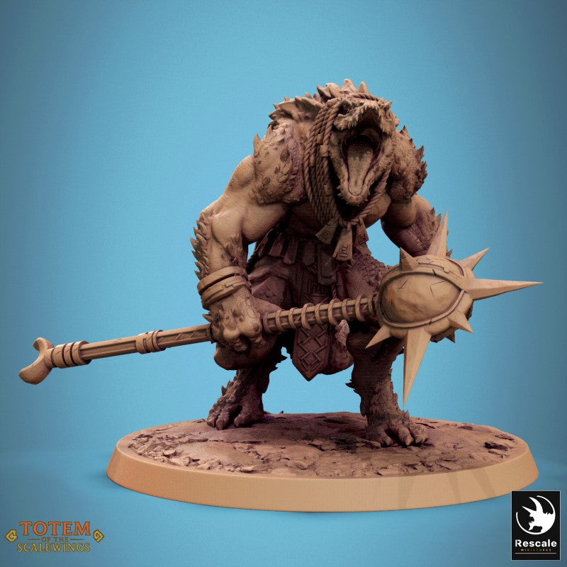 Lizardman Champion Dreadscale - Mace Stand