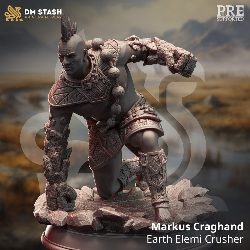miniature Markus Craghand - Earth Elemi Crusher by DM Stash