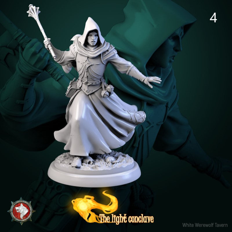 miniature Masked Cleric by White Werewolf Tavern