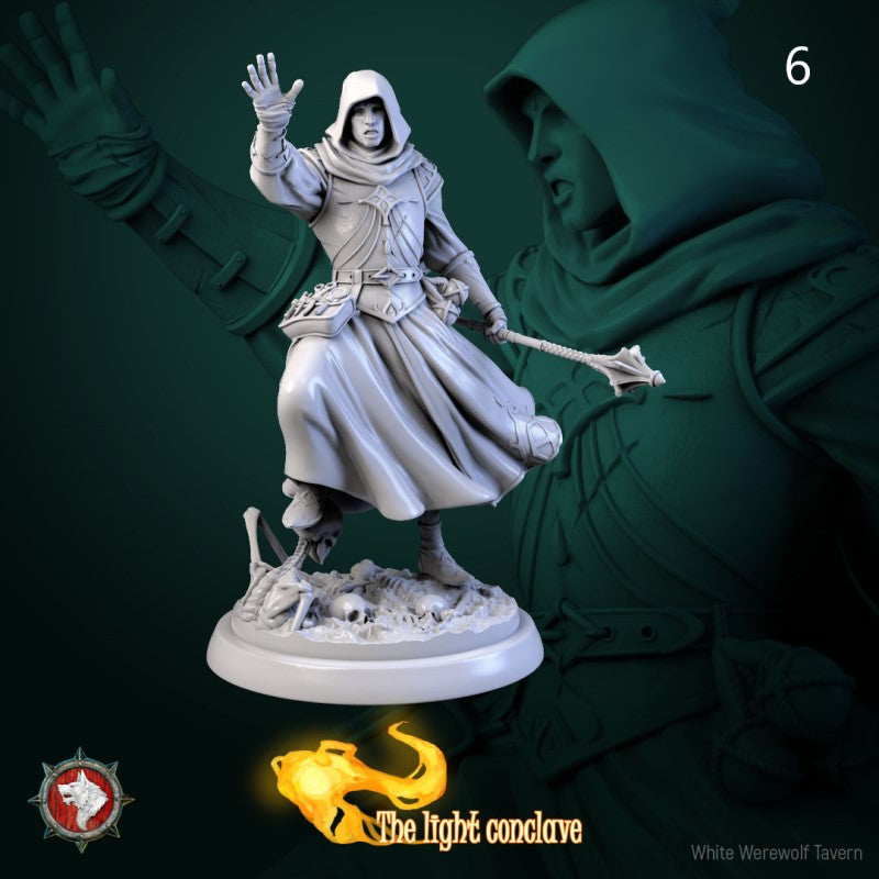 miniature Masked Cleric by White Werewolf Tavern
