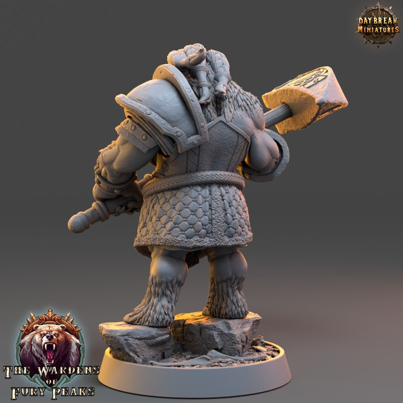 miniature Mercoria Tenfoot by Daybreak Miniatures