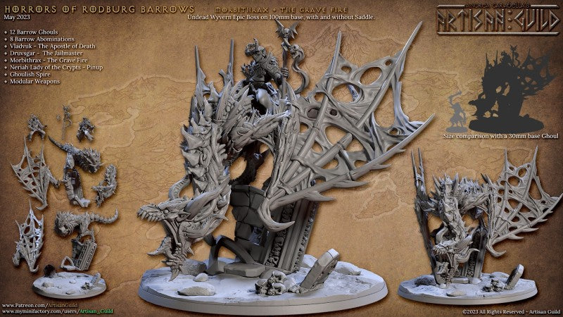 miniature Morbithrax the Grave Fire by Artisan Guild