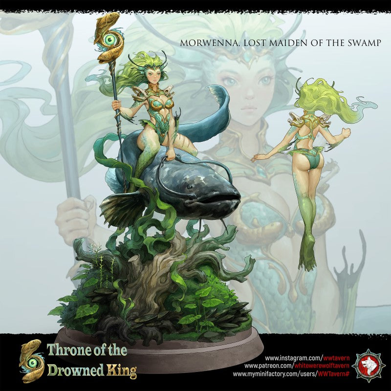 Morwenna - Lost Maiden of the Swamp - Bust