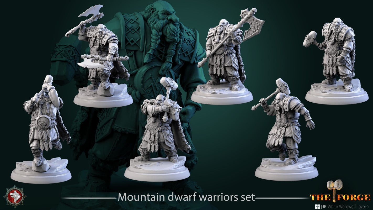 Mountain Dwarf Warrior Set