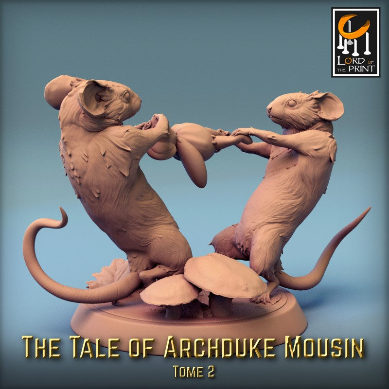 Miniature Mouse Babies by Lord of the Print