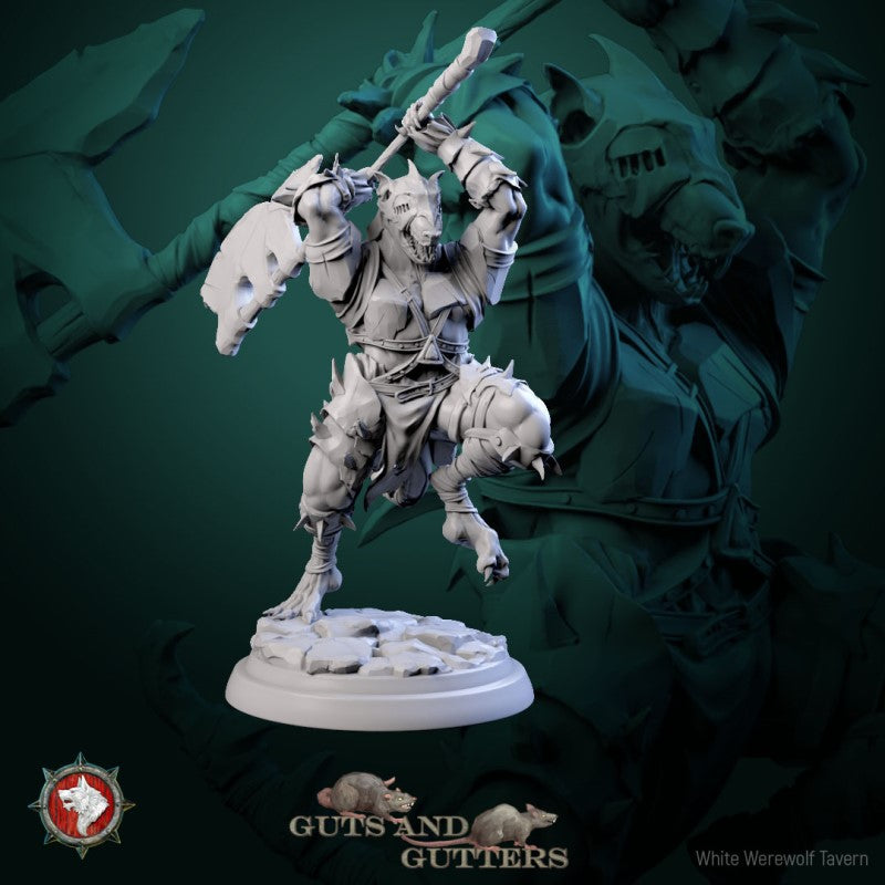 miniature Mutant Rat Mount by White Werewolf Tavern