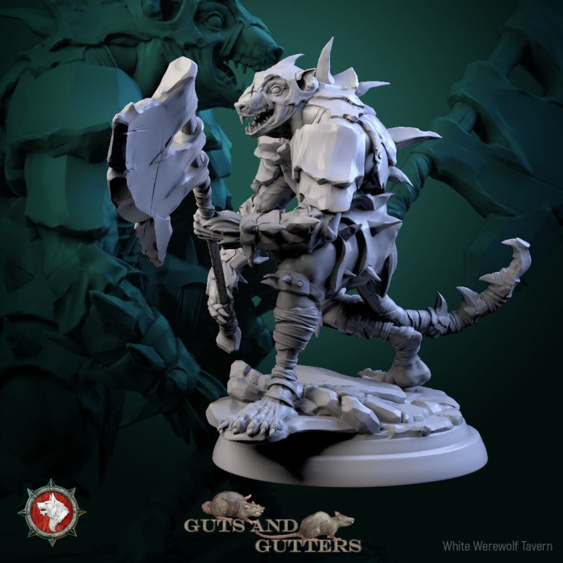 miniature Mutant Rat Mount by White Werewolf Tavern