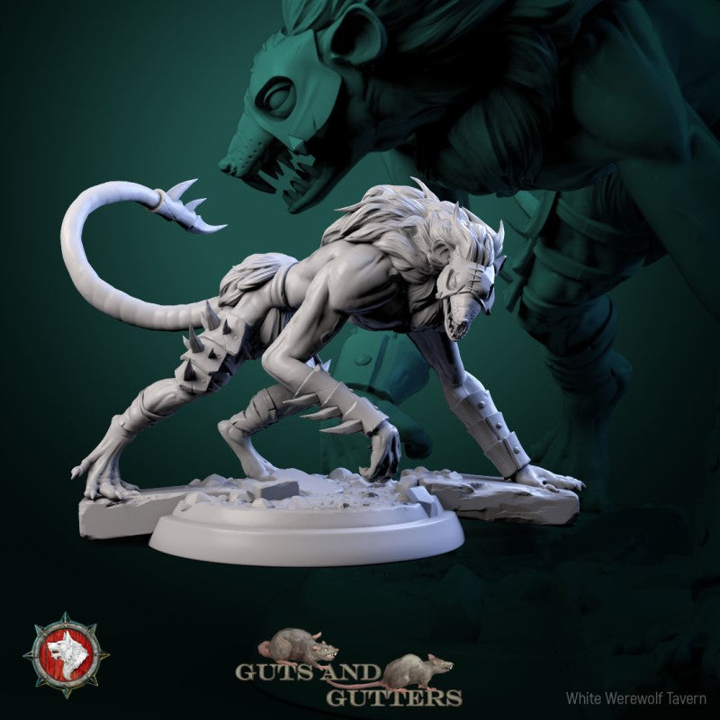 miniature Mutant Rat Mount by White Werewolf Tavern