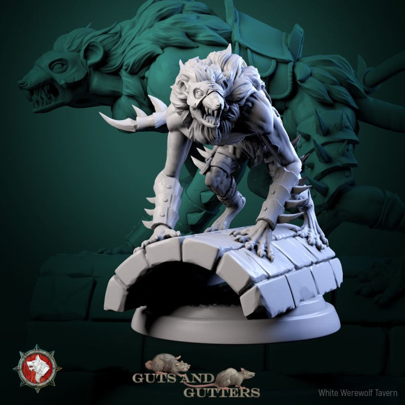 miniature Mutant Rat Mount by White Werewolf Tavern