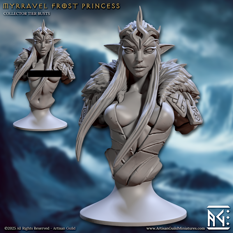 Myrravel the Frost Princess - Bust