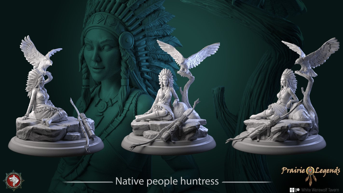 Native People Huntress