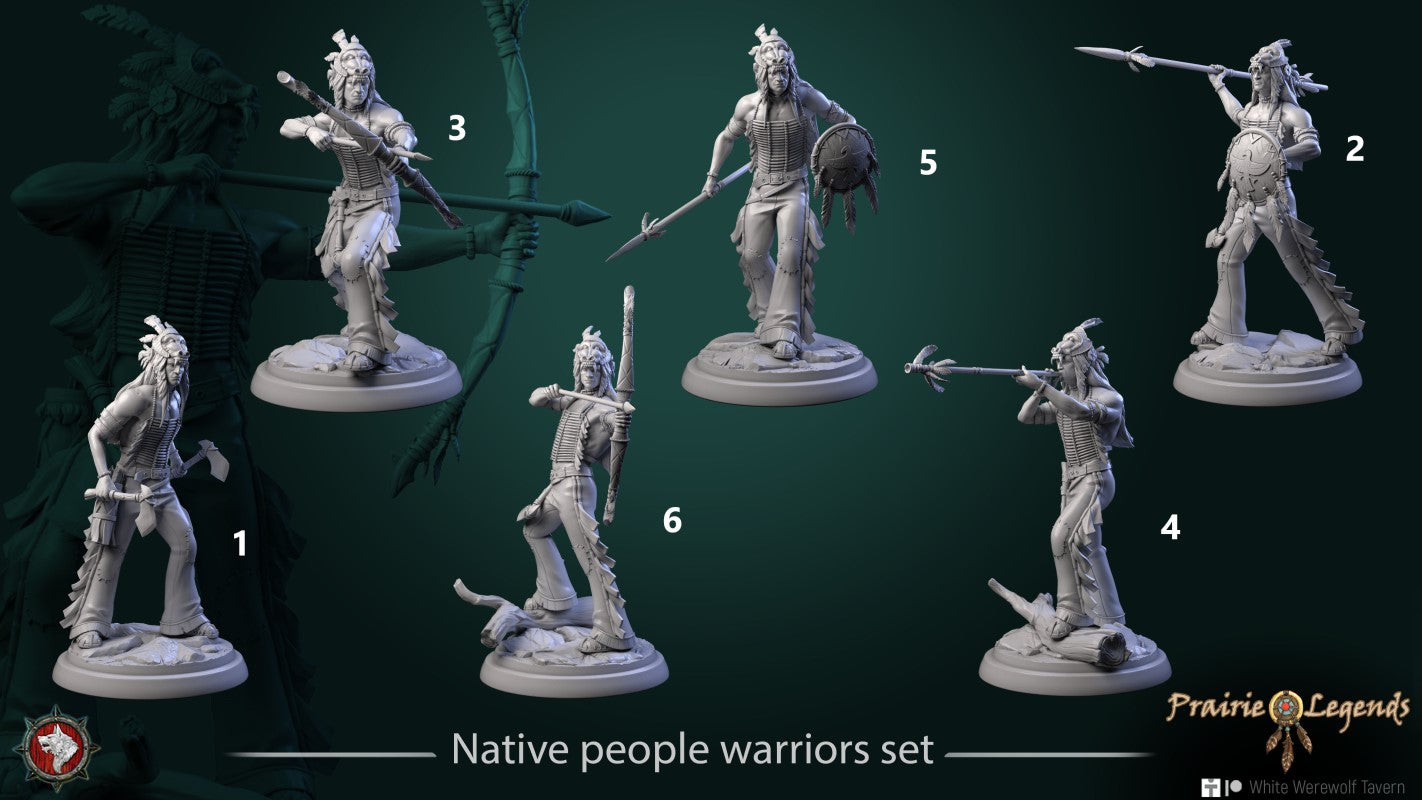Native People Warrior Set - Male