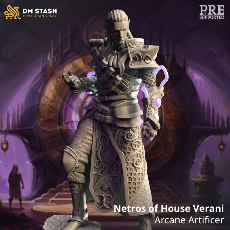 miniature Netros of House Verani - Arcane Artificer by DM Stash