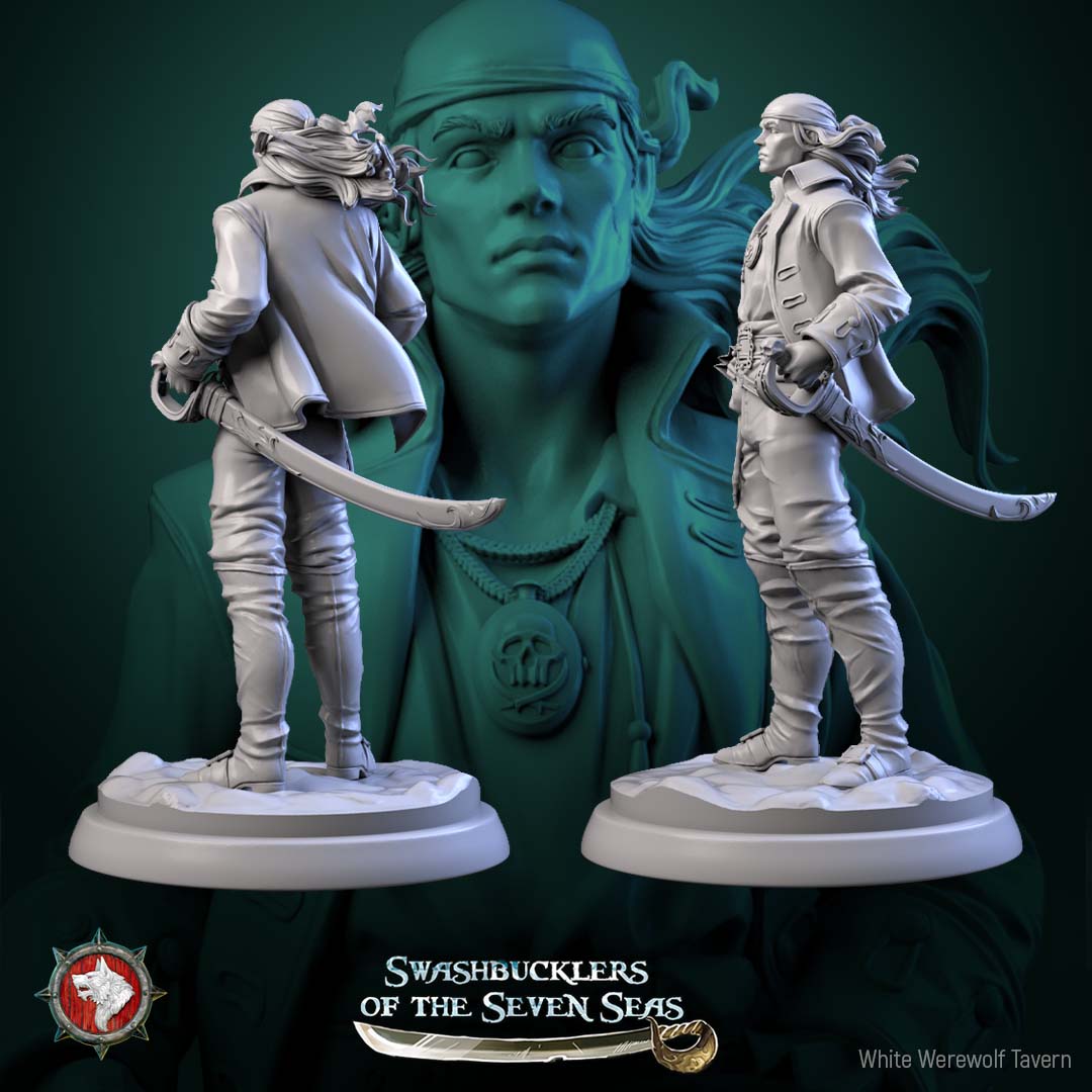 Pirate Deckhand - 75mm Scale