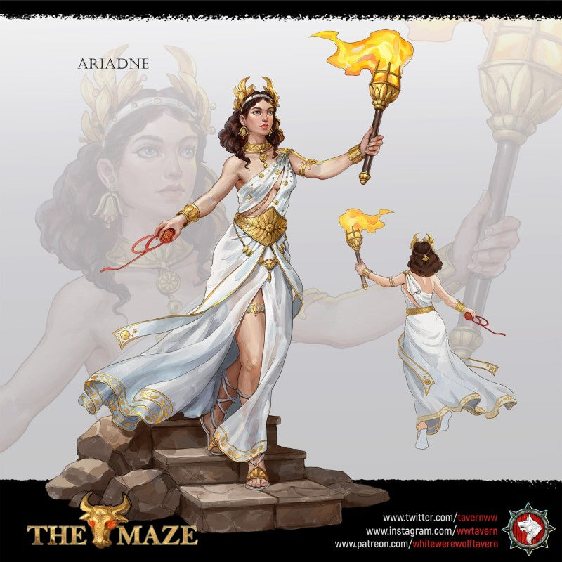 miniature Ariadne by White Werewolf Tavern