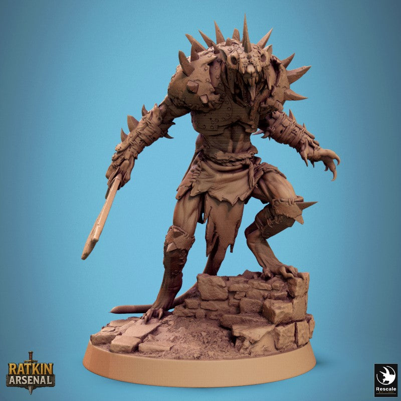 Ratfolk Soldier - Bite Hatchet
