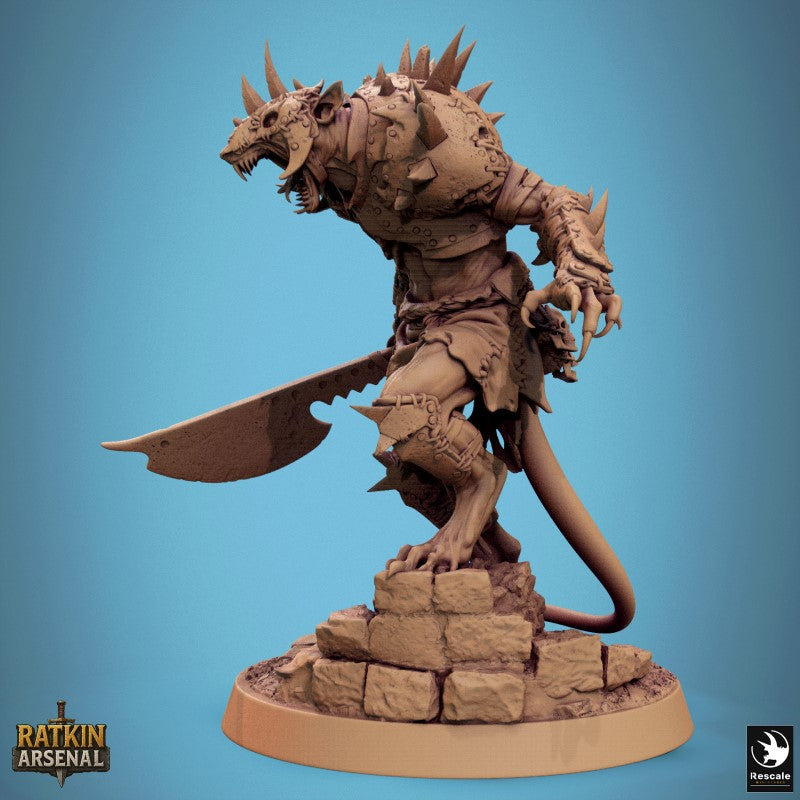 Ratfolk Soldier - Bite Hatchet