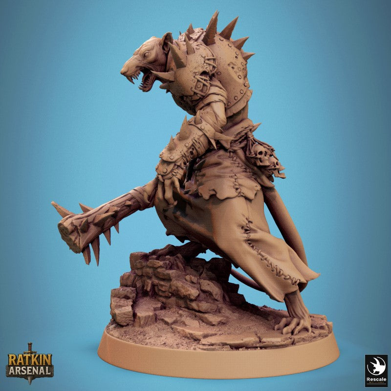 Ratfolk Soldier - Guard Mace