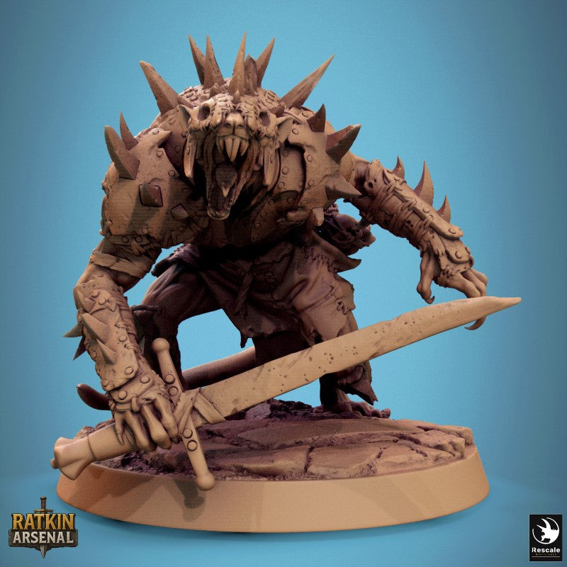 Ratfolk Soldier - Shielding Sword
