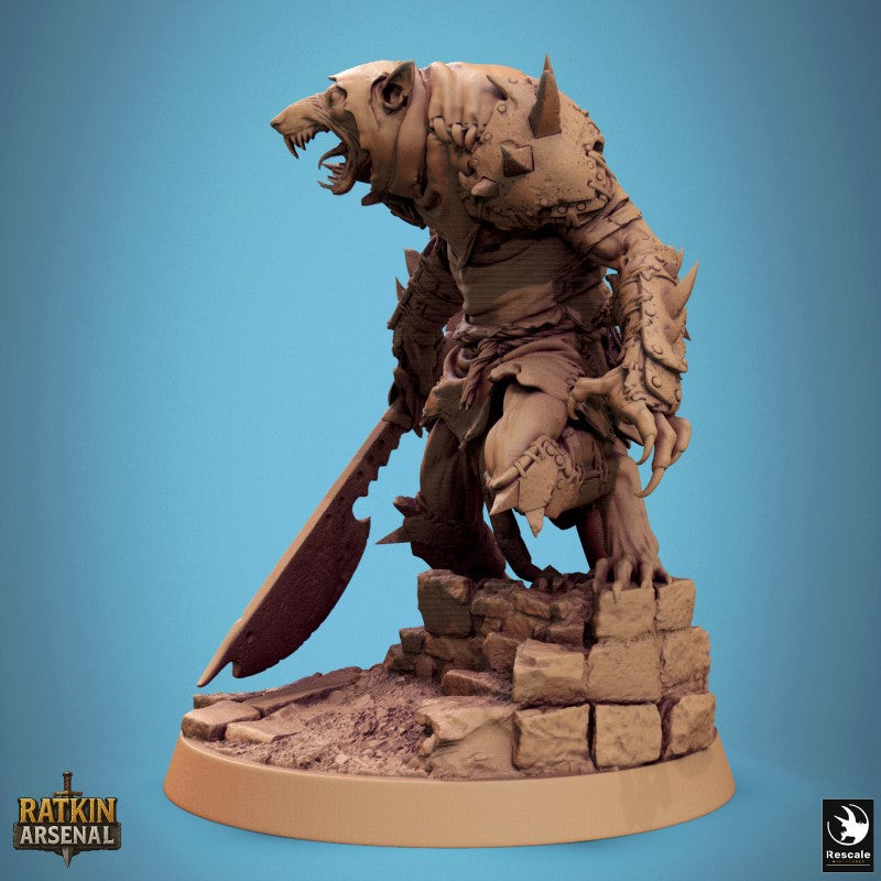 Ratfolk Soldier - Stance Hatchet