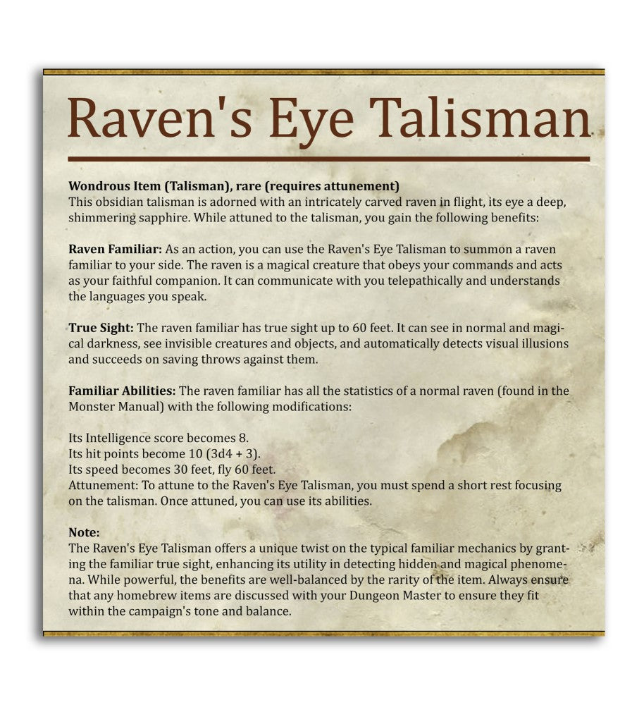 miniature Eye of Raven by Printed Obsession