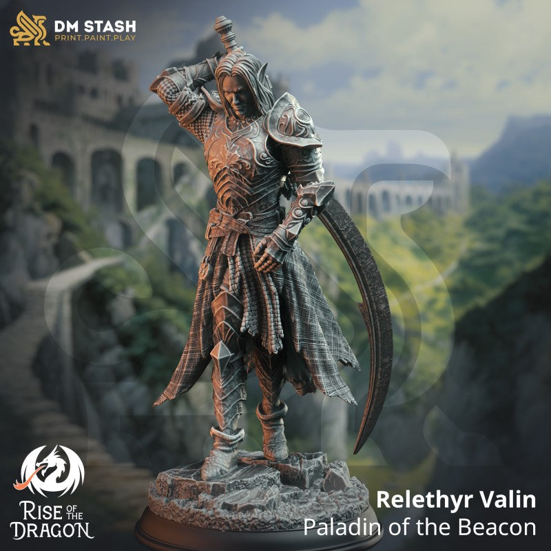 Miniature Relethyr Valin - Paladin of the Beacon by DM Stash