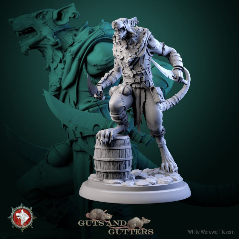 miniature Rogue Rat by White Werewolf Tavern