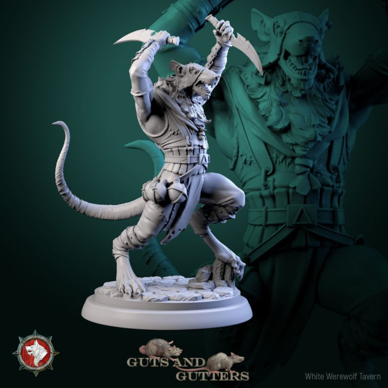 miniature Rogue Rat by White Werewolf Tavern