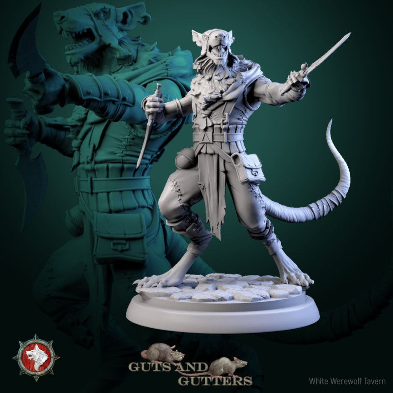 miniature Rogue Rat by White Werewolf Tavern