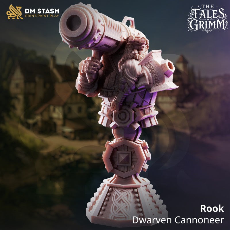 Rook - Dwarven Cannoneer - Bust