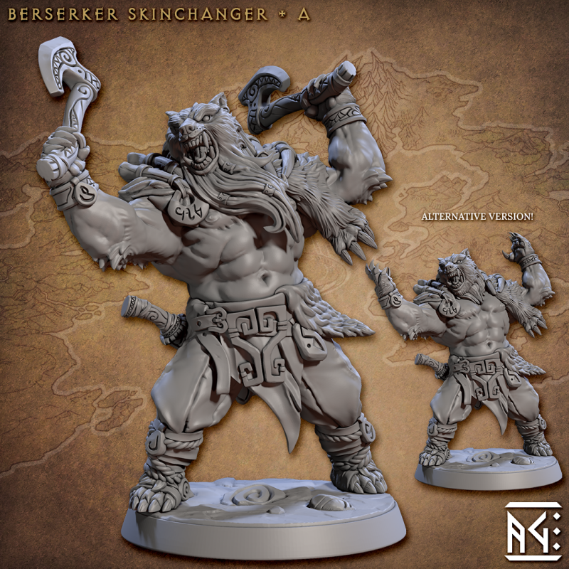 miniature Berserker Skinchanger by Artisan Guild