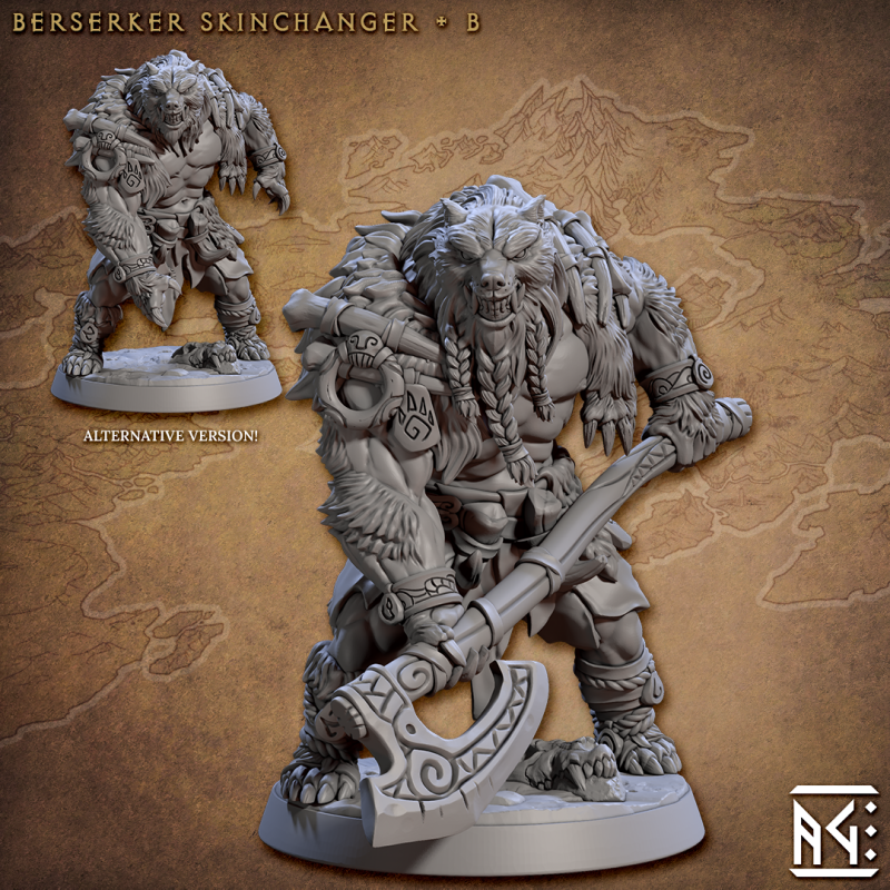 miniature Berserker Skinchanger by Artisan Guild