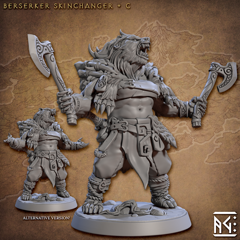 miniature Berserker Skinchanger by Artisan Guild