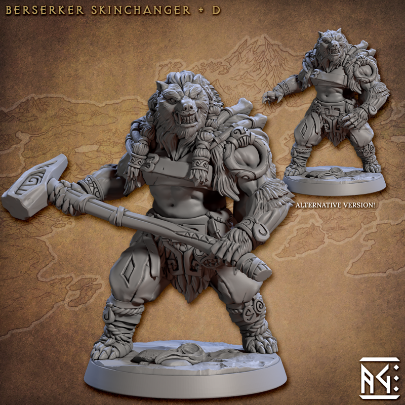 miniature Berserker Skinchanger by Artisan Guild