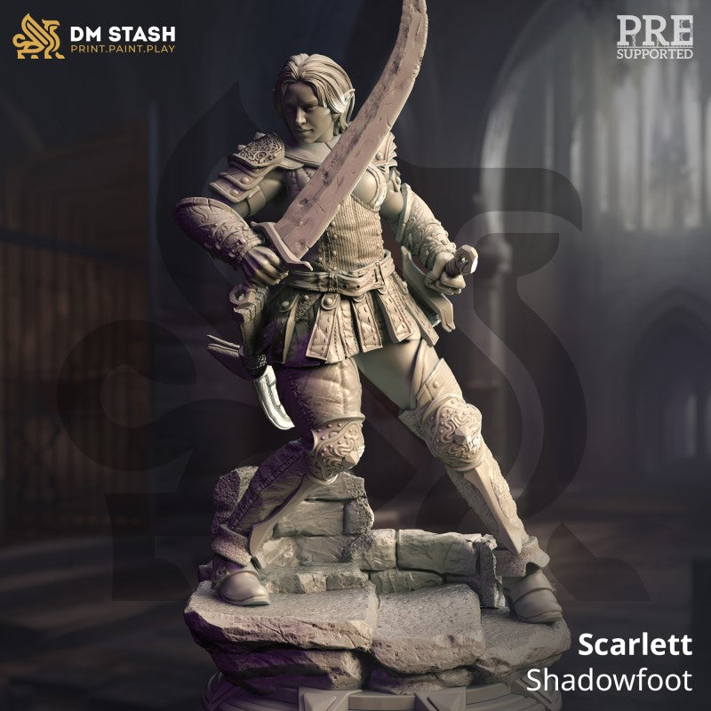 miniature Scarlett - Shadowfoot by DM Stash