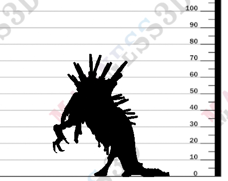miniature Picker Monster by Printed Obsession