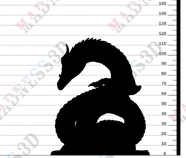 miniature Eldormr the Fire Linnorm by Artisan Guild