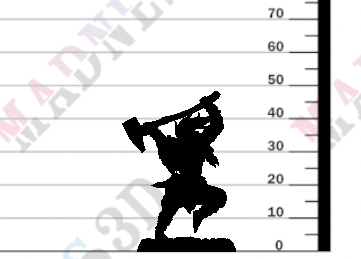 miniature Northmen Berserker by Artisan Guild