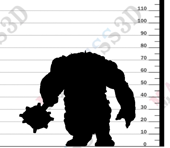 miniature Cave Troll by Bite the Bullet