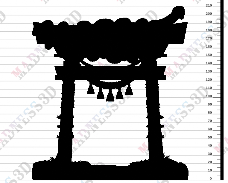 miniature Yomikage no Jinja - Shrine of the Underworlds's Shadow by DM Stash