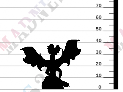 miniature Little Flower Dragon by White Werewolf Tavern
