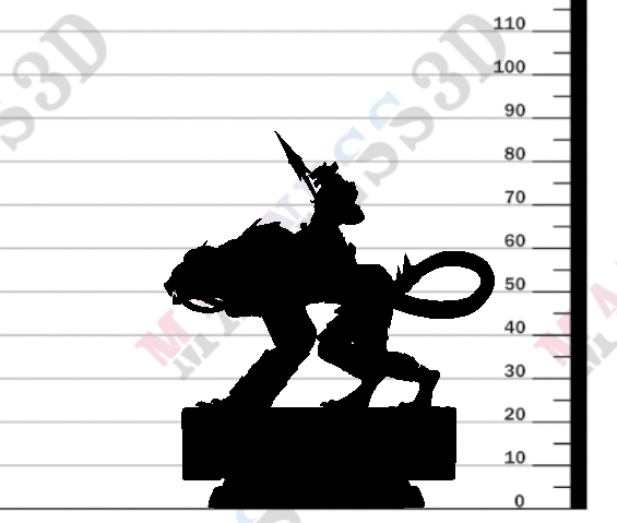 miniature Mutant Rat Rider by White Werewolf Tavern