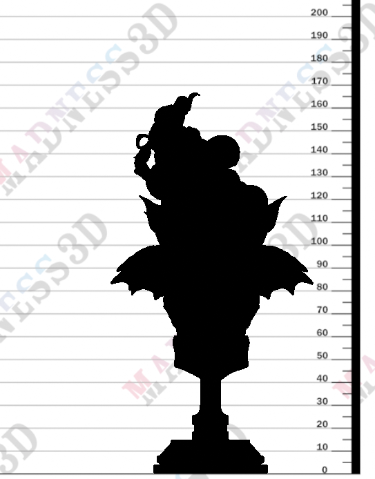 Miniature Many Eyed Executioner - Bust by White Werewolf Tavern Miniatures