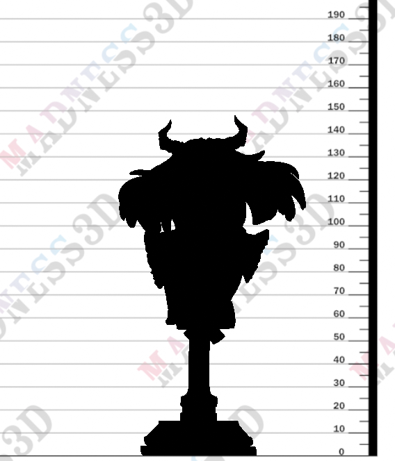 Miniature Mary the Mimic Girl - Bust by White Werewolf Tavern Miniatures